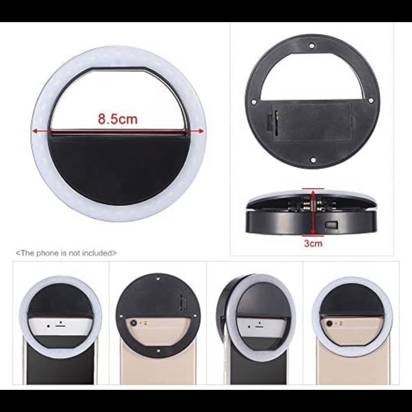 Pink selfie light for phone - Picture 3 of 7